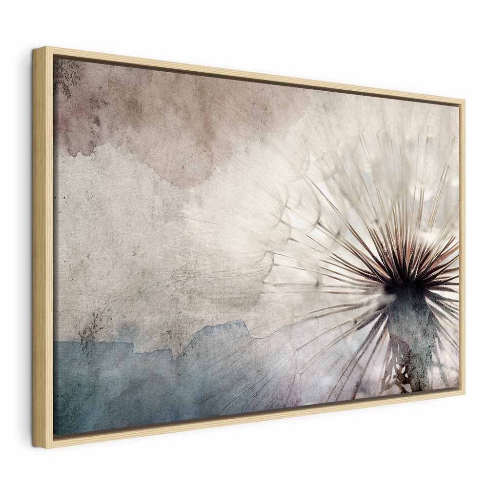 Dandelions in Clouds Nature Canvas Print