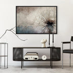 Dandelions in Clouds Nature Canvas Print