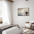 Dandelions in Clouds Nature Canvas Print