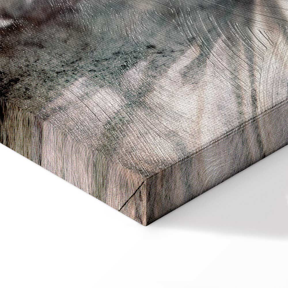 Dandelions in Clouds Nature Canvas Print