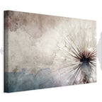 Dandelions in Clouds Nature Canvas Print