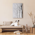 Abstract Forest Path Vertical Canvas Print