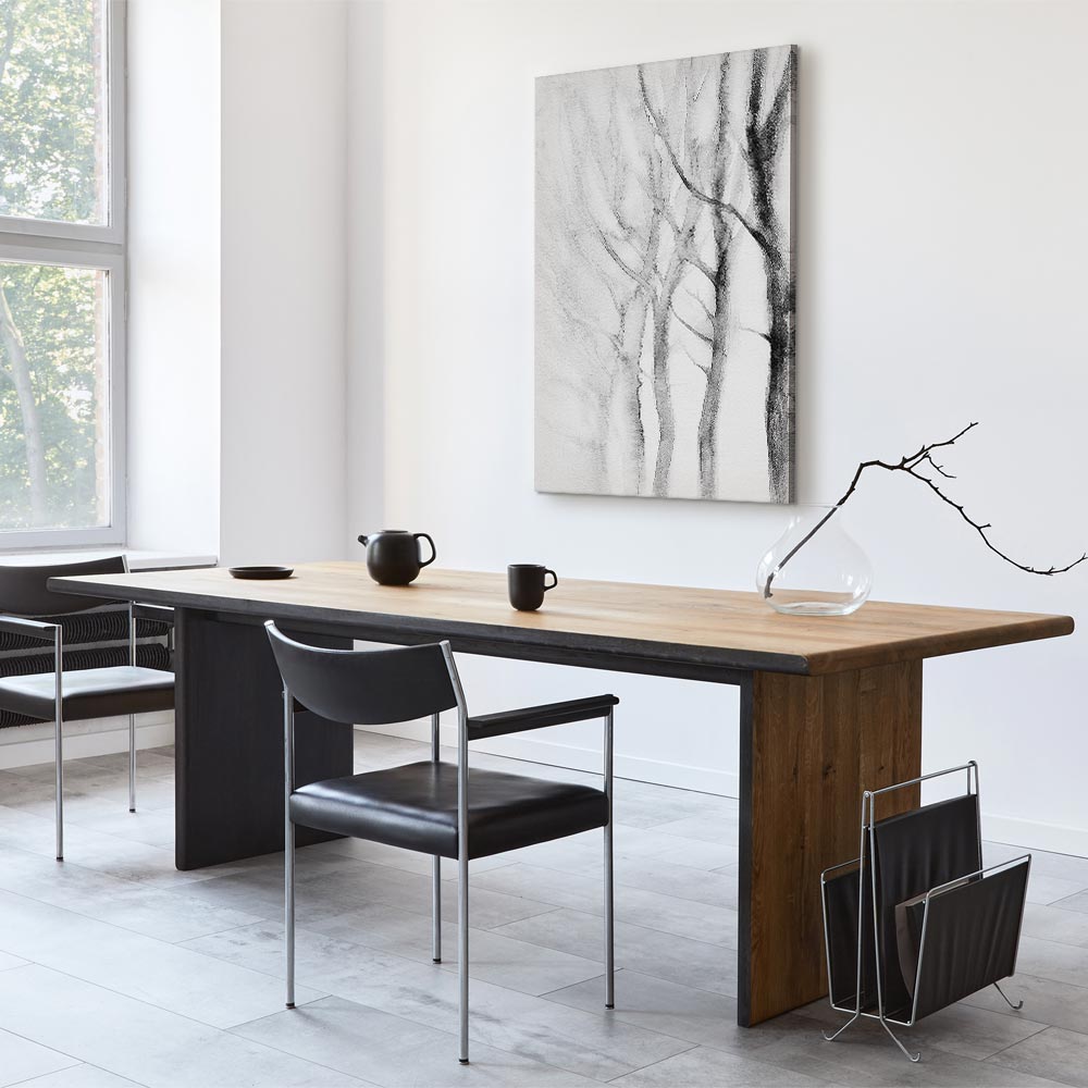 Abstract Forest Path Vertical Canvas Print