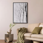 Abstract Forest Path Vertical Canvas Print