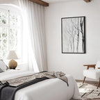 Abstract Forest Path Vertical Canvas Print