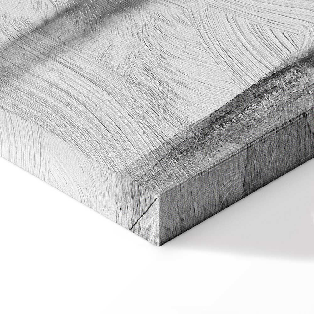 Abstract Forest Path Vertical Canvas Print