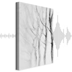 Abstract Forest Path Vertical Canvas Print