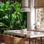 Tropical Jungle Leaves Photo Wall Mural