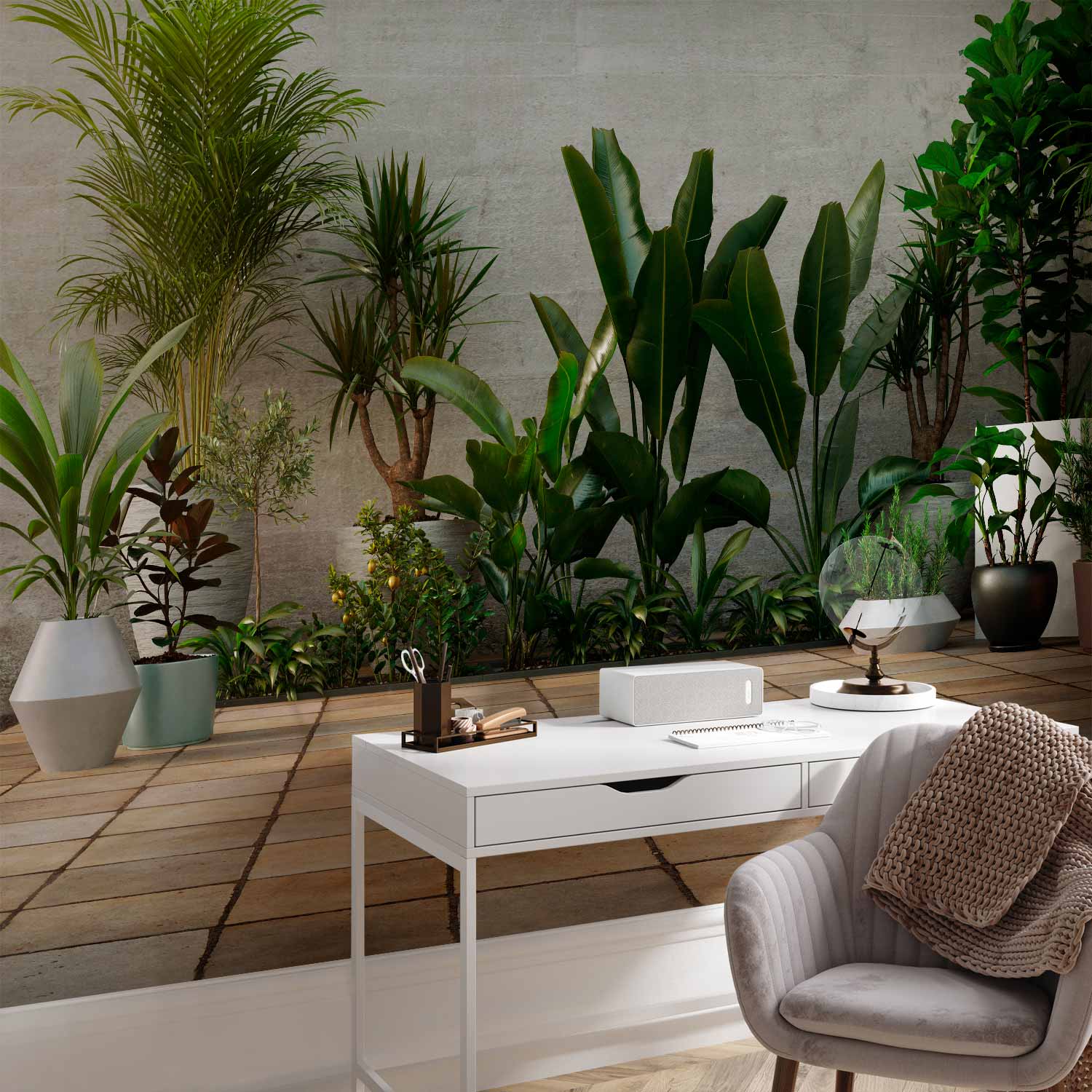 Home Garden Floral Photo Wall Mural