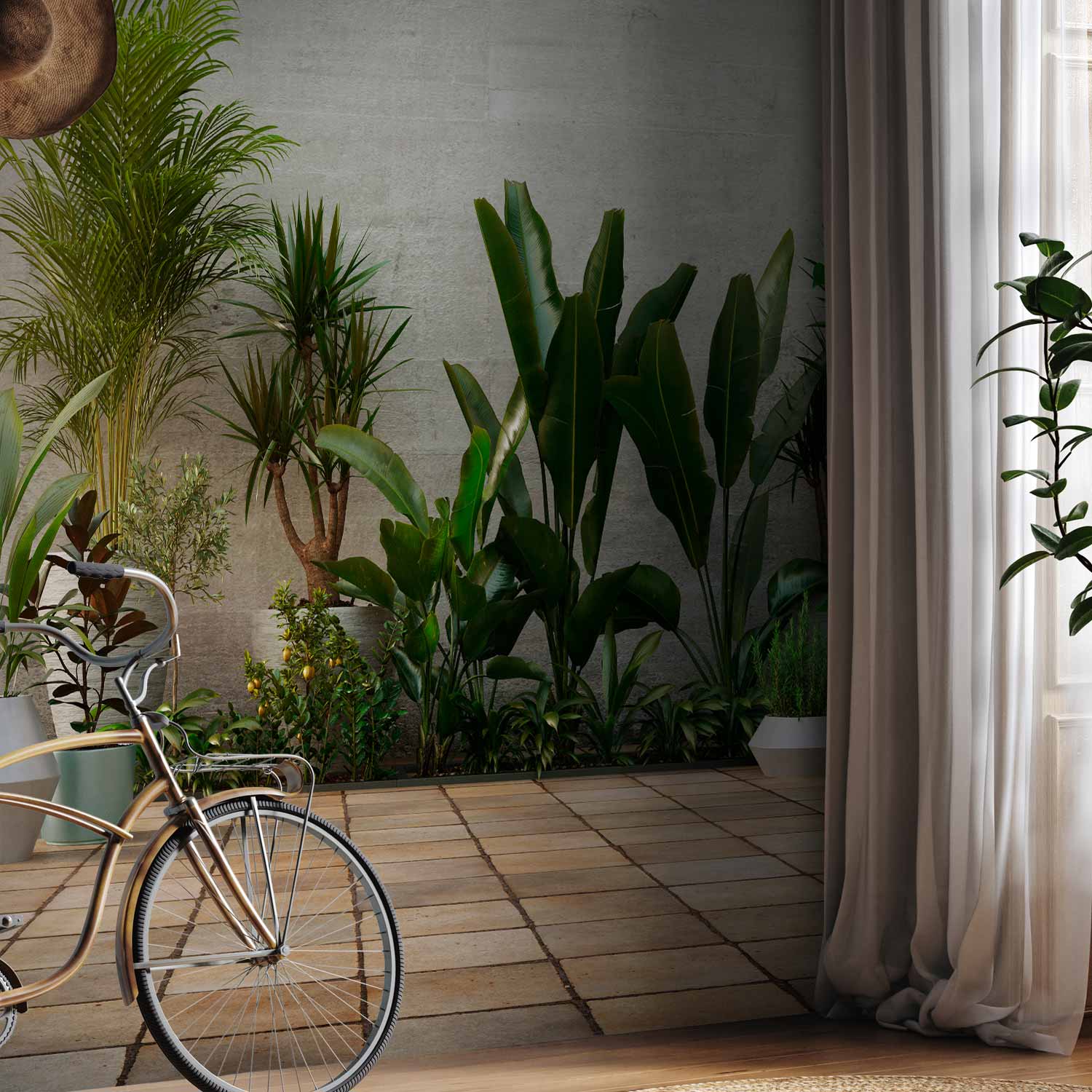 Home Garden Floral Photo Wall Mural