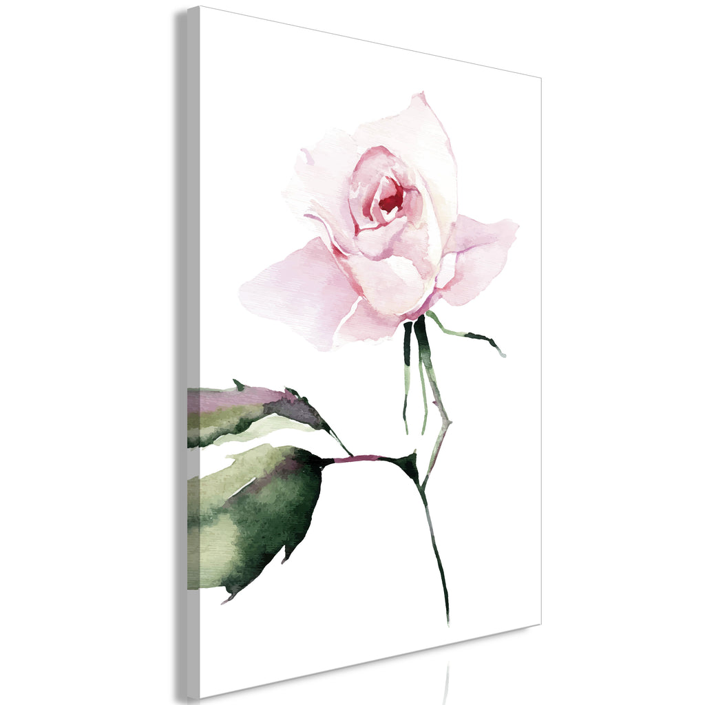 Canvas Print Lonely Rose Vertical 1 Part