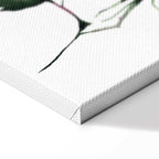 Lonely Rose Floral Vertical Canvas Print