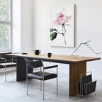 Lonely Rose Floral Vertical Canvas Print