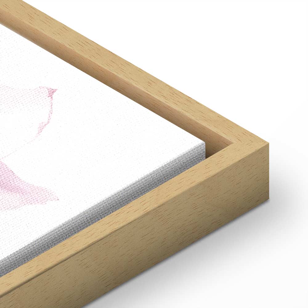 Lonely Rose Floral Vertical Canvas Print