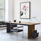 Lonely Rose Floral Vertical Canvas Print