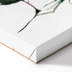 Lonely Rose Floral Vertical Canvas Print