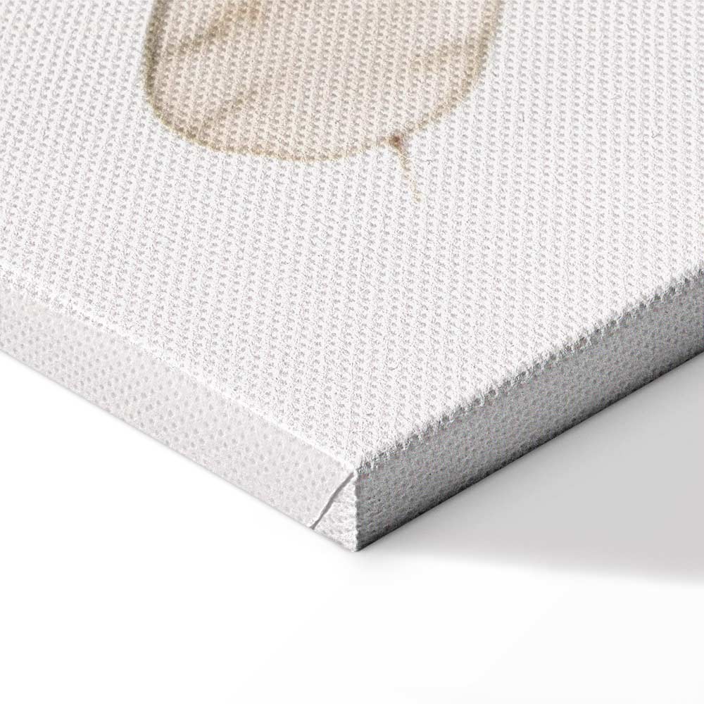 Sunny Floral Meadow Vertical Canvas Print