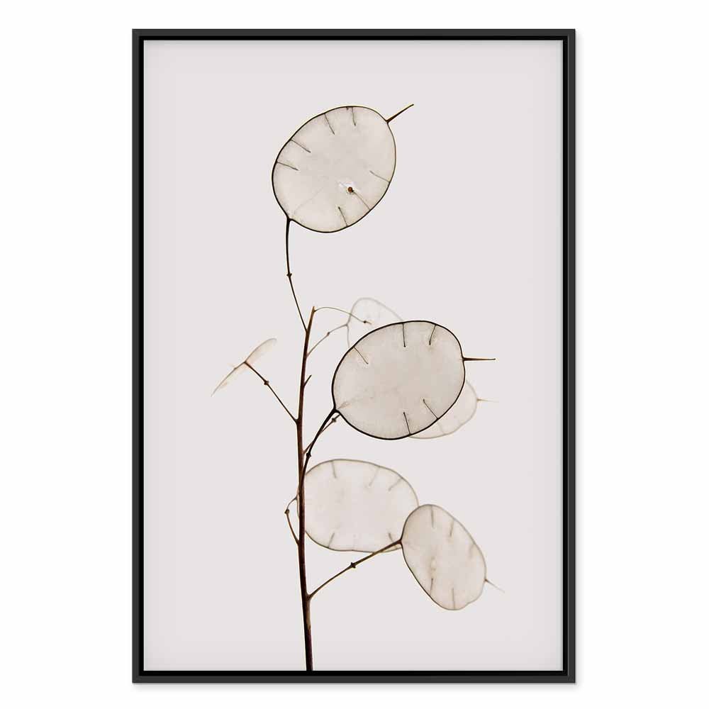 Sunny Floral Meadow Vertical Canvas Print