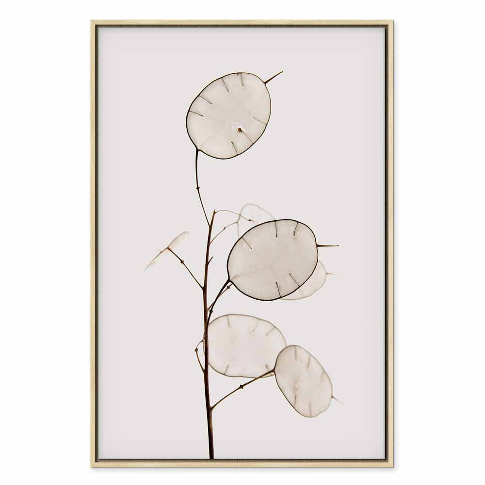 Sunny Floral Meadow Vertical Canvas Print