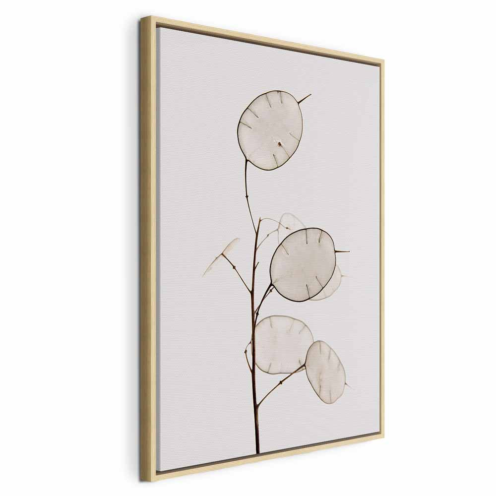 Sunny Floral Meadow Vertical Canvas Print