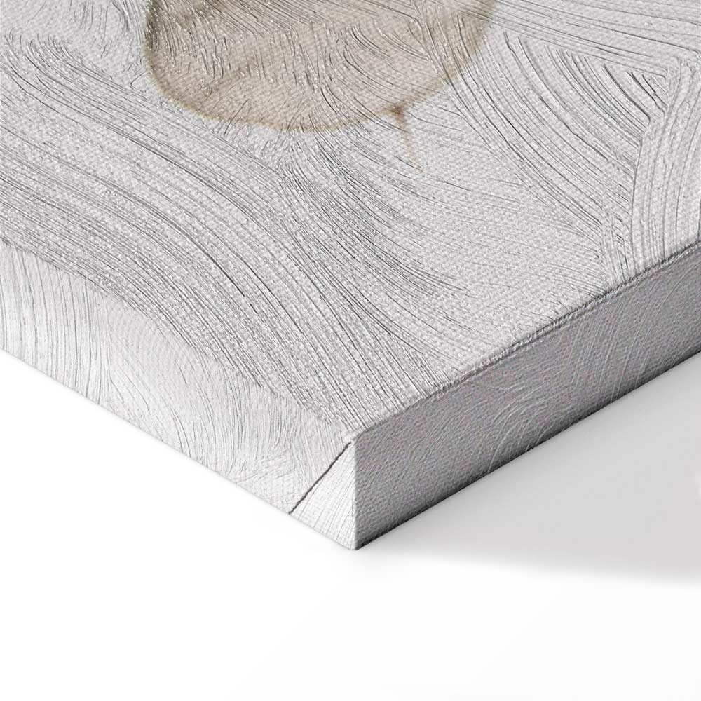 Sunny Floral Meadow Vertical Canvas Print