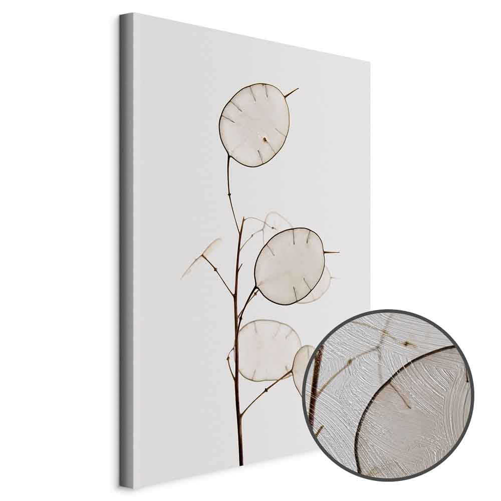 Sunny Floral Meadow Vertical Canvas Print