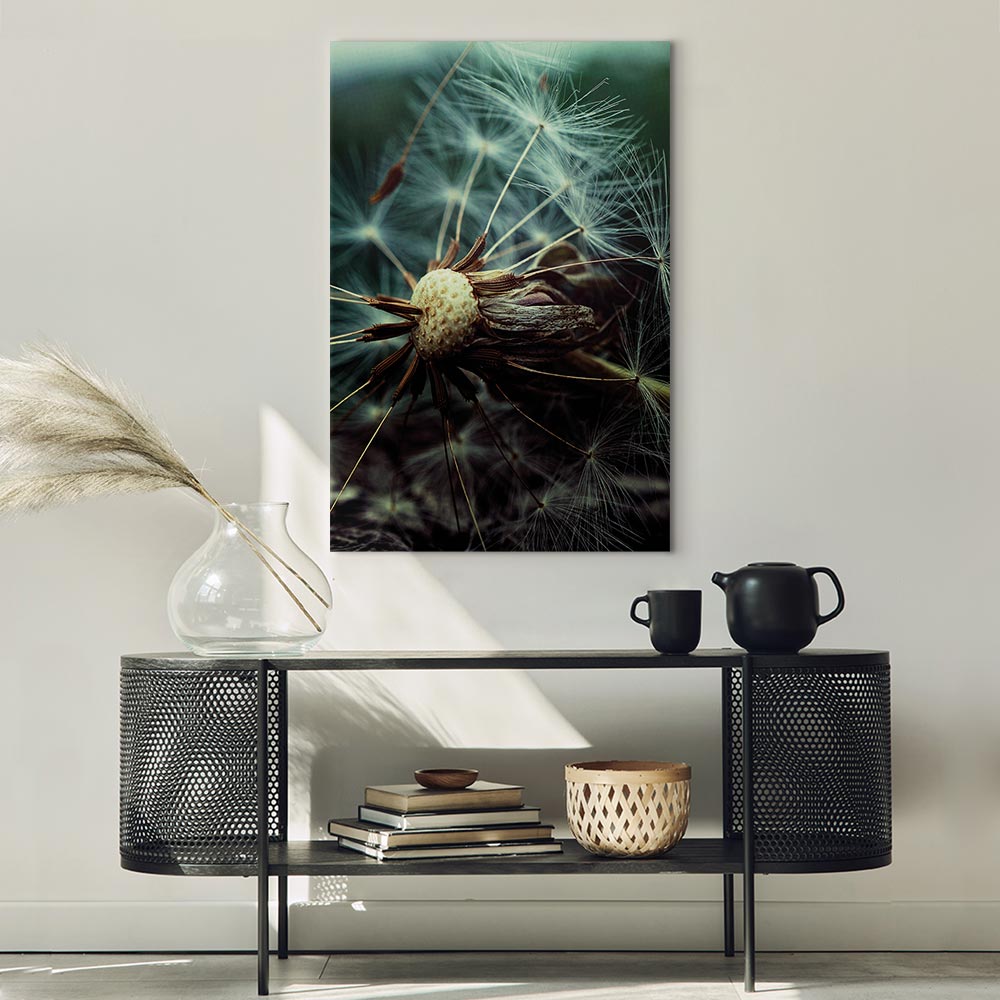 Dandelion Flowers Nature Canvas Print