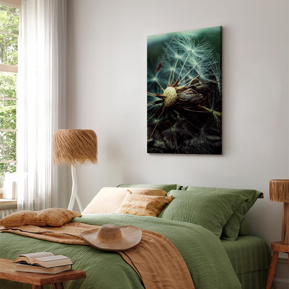Dandelion Flowers Nature Canvas Print