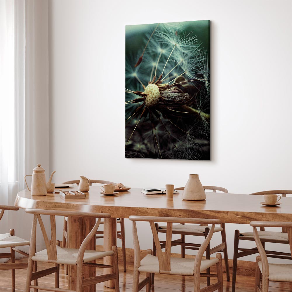 Dandelion Flowers Nature Canvas Print