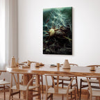 Dandelion Flowers Nature Canvas Print