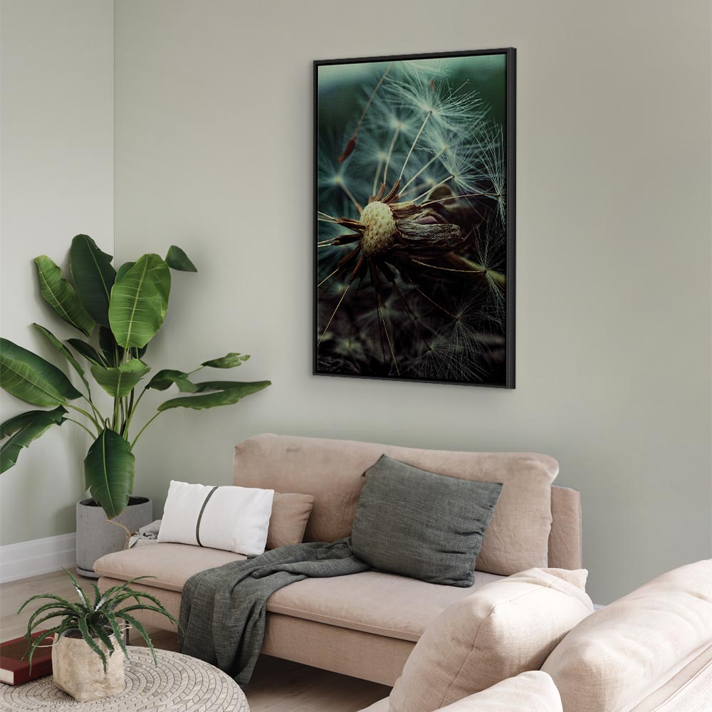 Dandelion Flowers Nature Canvas Print