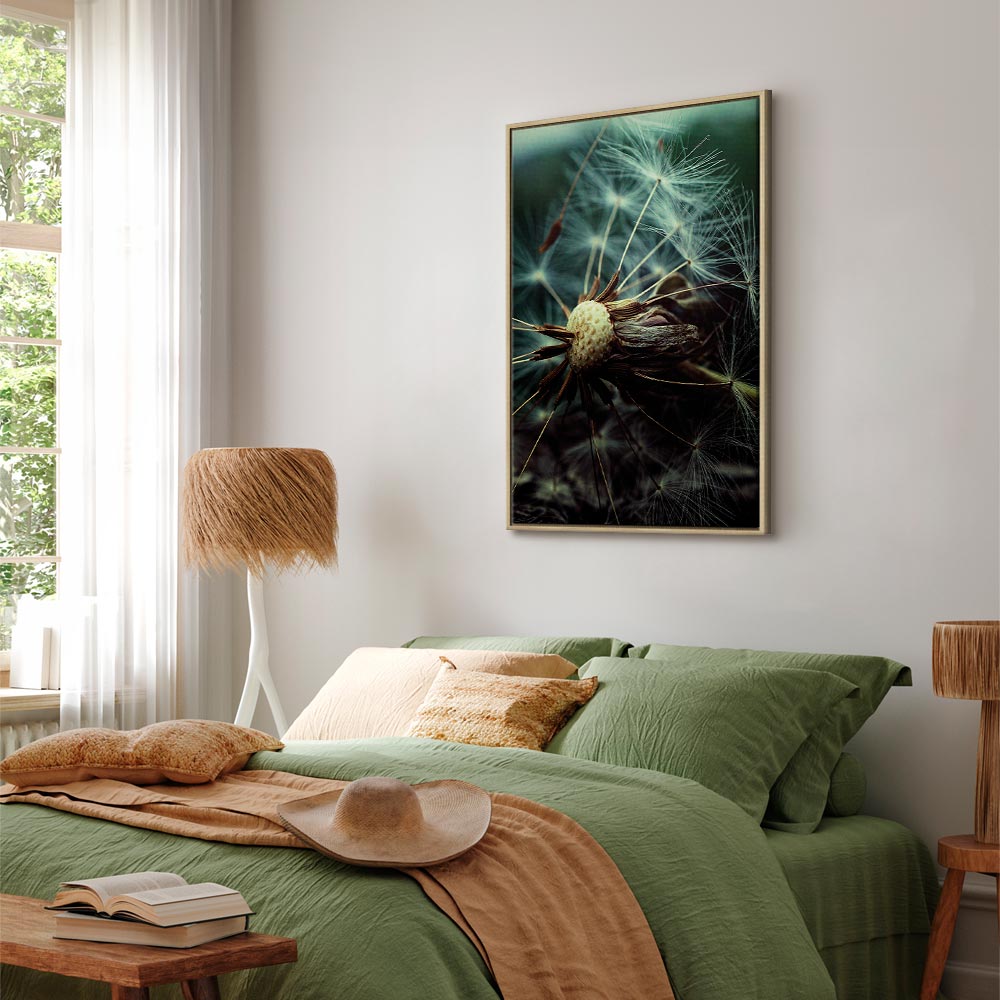 Dandelion Flowers Nature Canvas Print