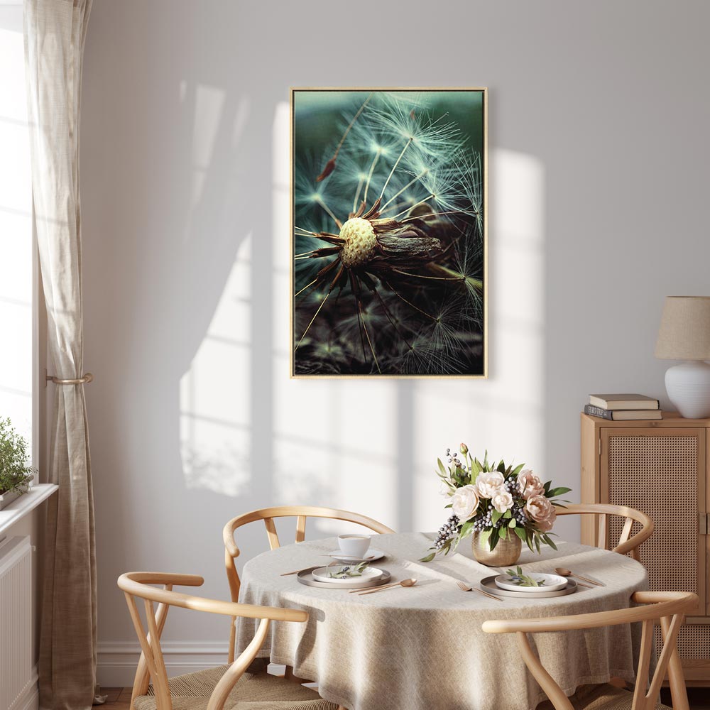 Dandelion Flowers Nature Canvas Print
