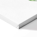 Watercolor Dancing Leaf Nature Canvas Print