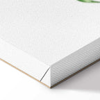 Watercolor Dancing Leaf Nature Canvas Print