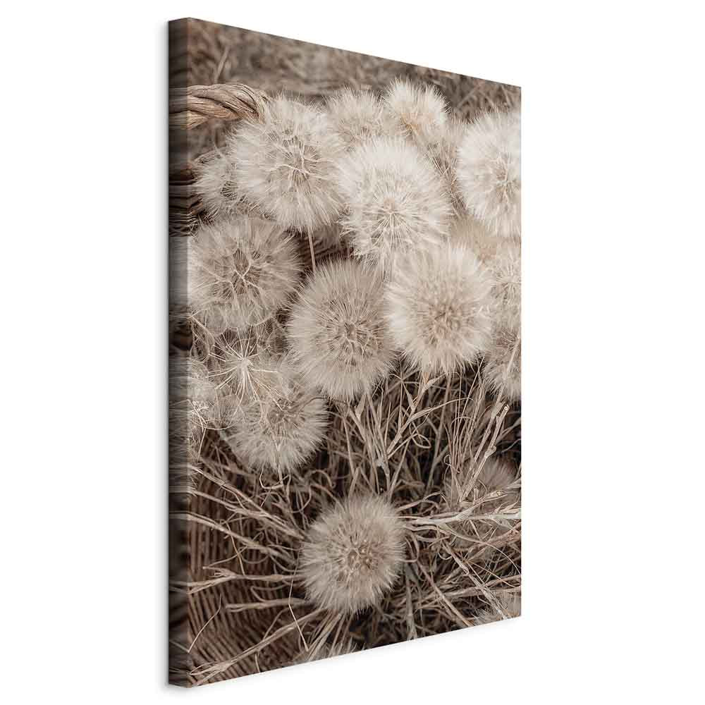Delicate Flower Bunch Vertical Canvas Print