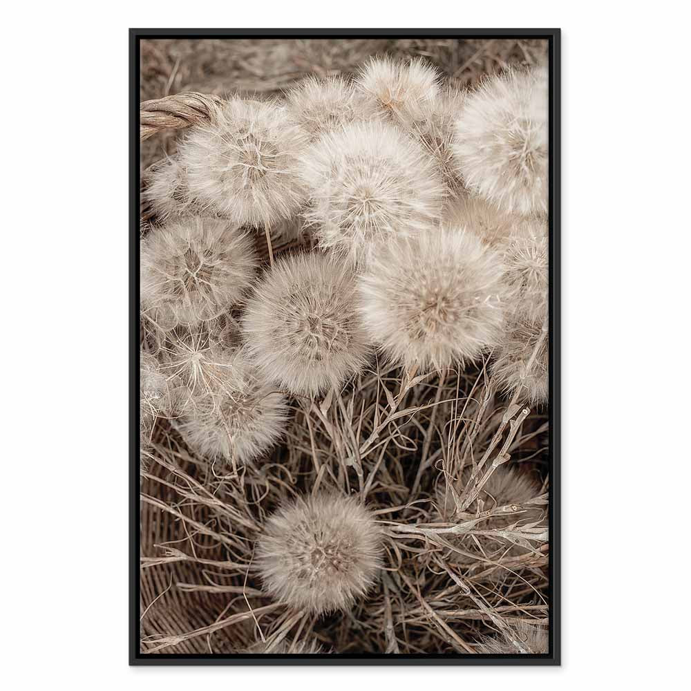 Delicate Flower Bunch Vertical Canvas Print