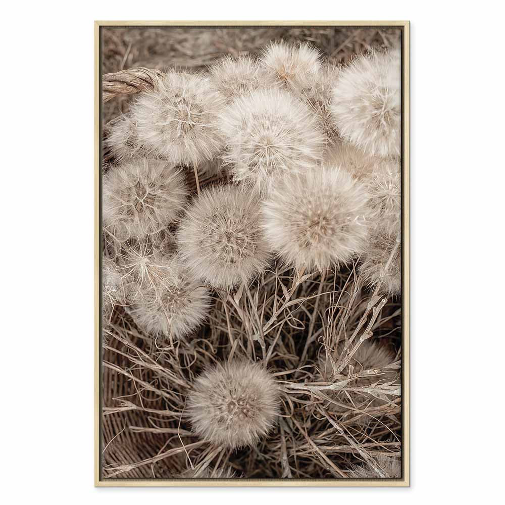 Delicate Flower Bunch Vertical Canvas Print