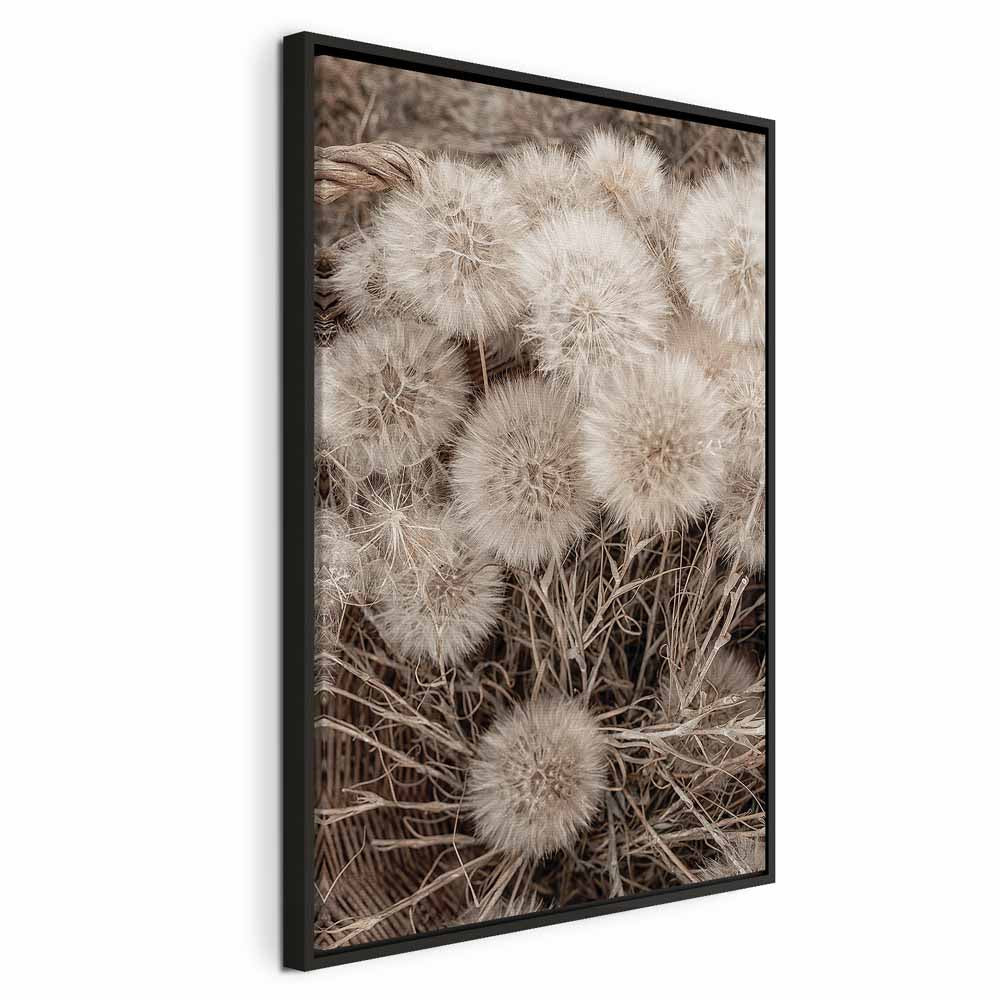 Delicate Flower Bunch Vertical Canvas Print