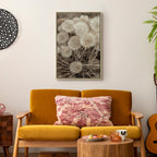 Delicate Flower Bunch Vertical Canvas Print