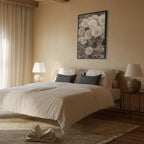 Delicate Flower Bunch Vertical Canvas Print