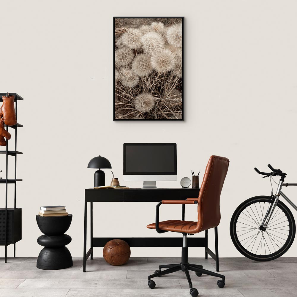 Delicate Flower Bunch Vertical Canvas Print