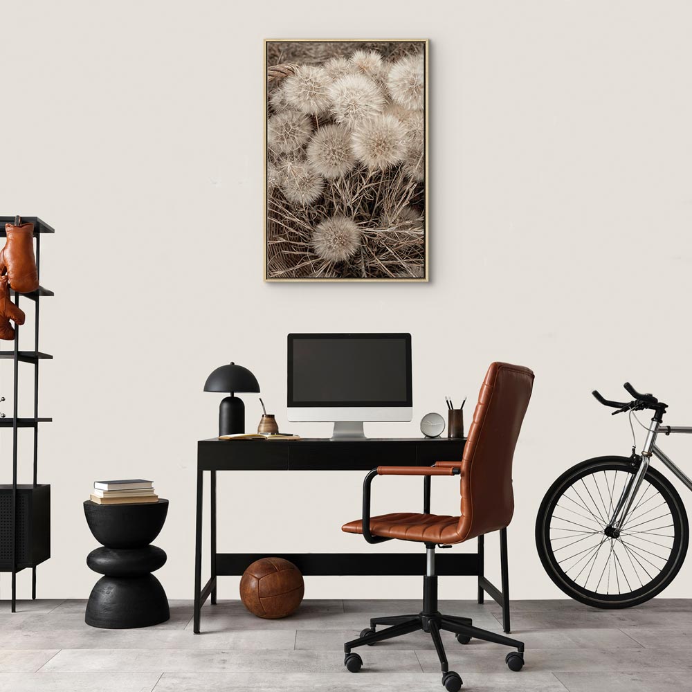 Delicate Flower Bunch Vertical Canvas Print