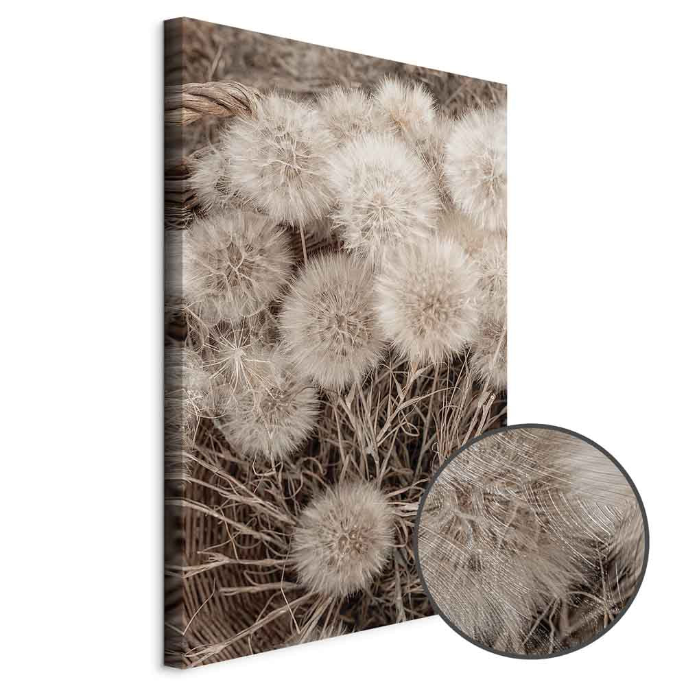 Delicate Flower Bunch Vertical Canvas Print