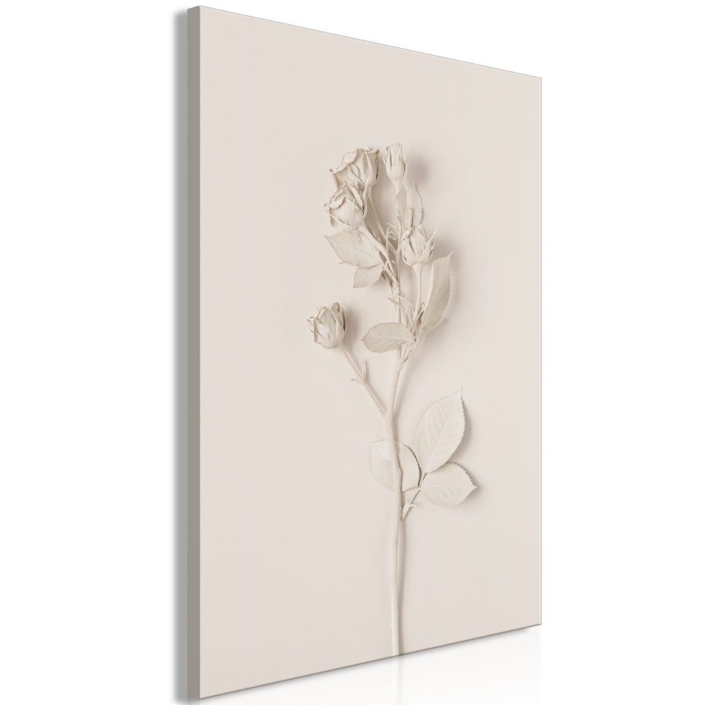 Canvas Print Harmonious Rose Vertical 1 Part
