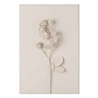 Harmonious Rose Floral Vertical Canvas Print