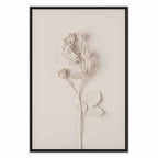 Harmonious Rose Floral Vertical Canvas Print
