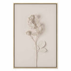 Harmonious Rose Floral Vertical Canvas Print