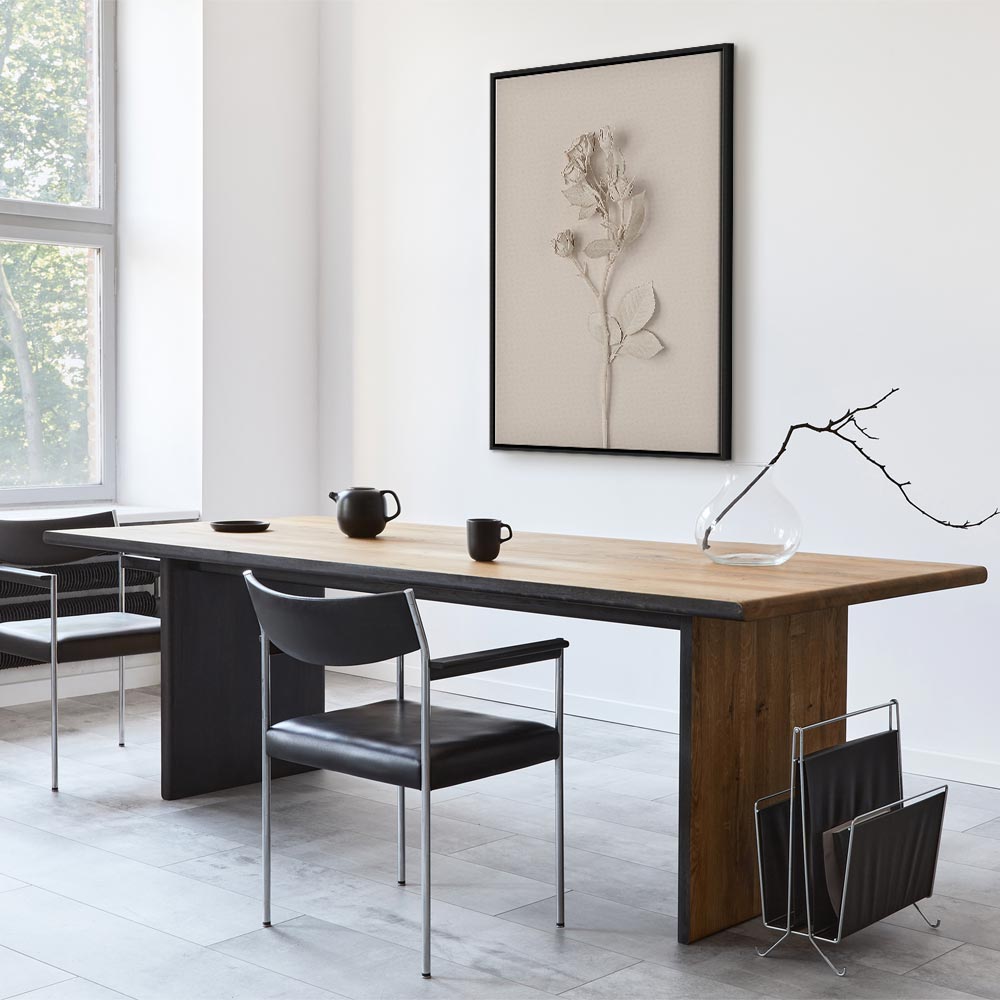 Harmonious Rose Floral Vertical Canvas Print