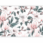 Wall Mural Watercolor Magnolias